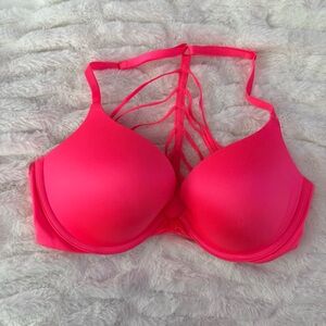 VS 34C very sexy front-close pushup bra neon pink!